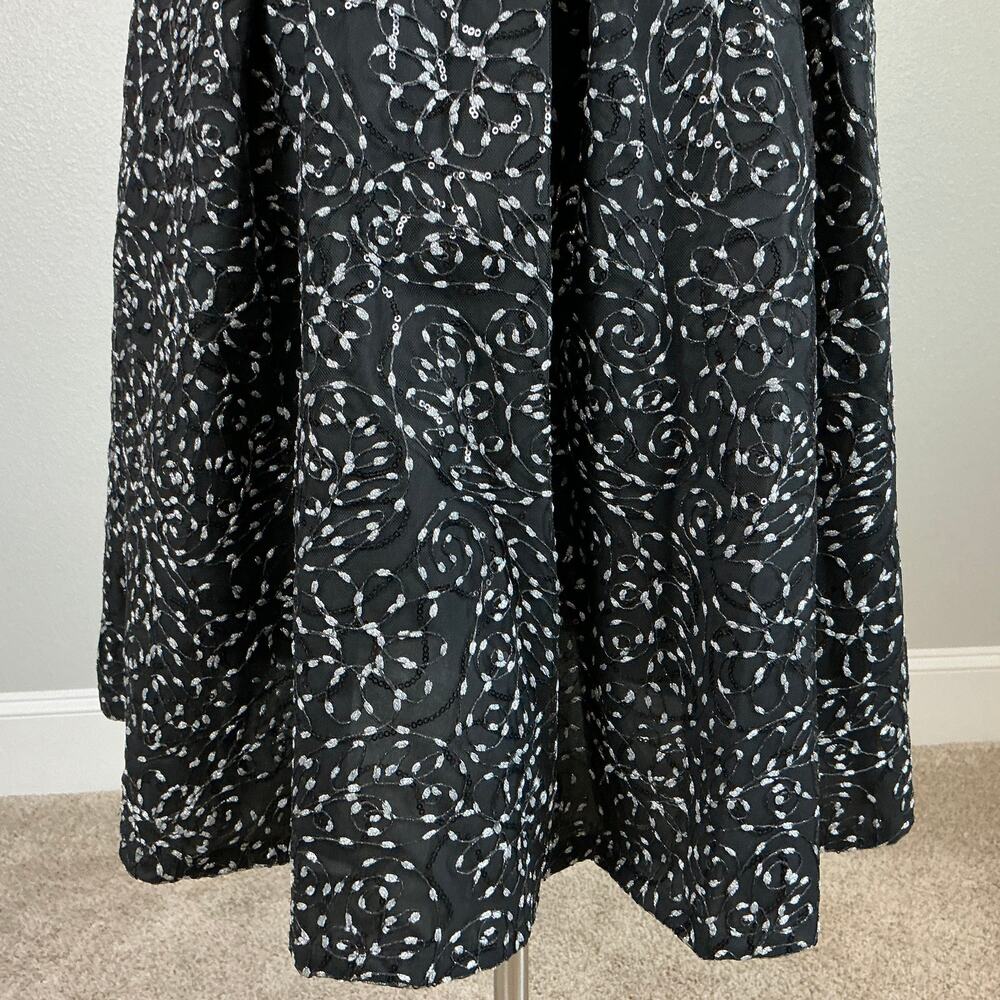 JS Collections Sequin Midi Fit and Flare Cocktail… - image 8